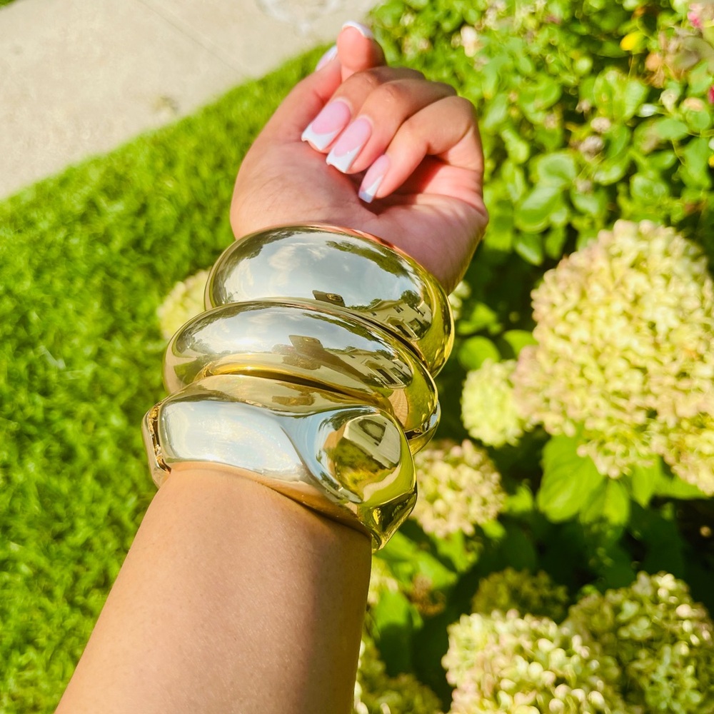 Chunky Gold Bangles